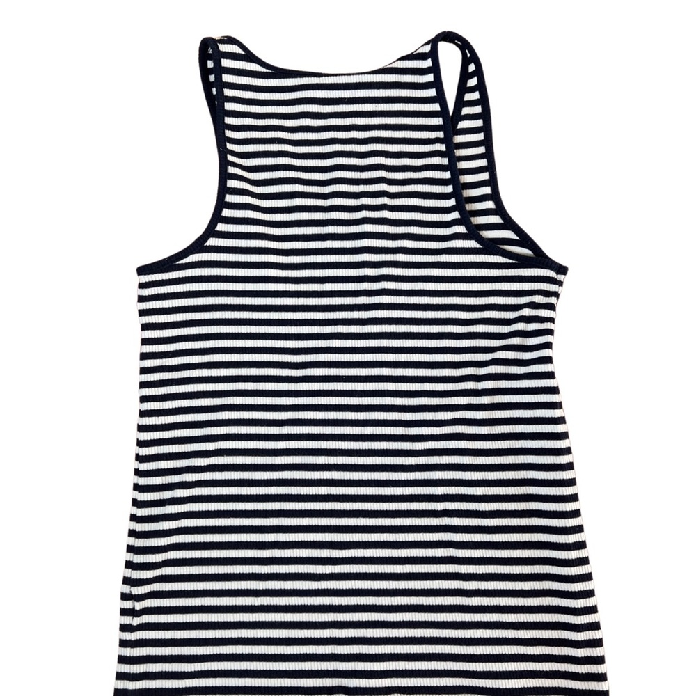GAP - Striped Navy Blue and White Women's Tank Top - Picture 4 of 4